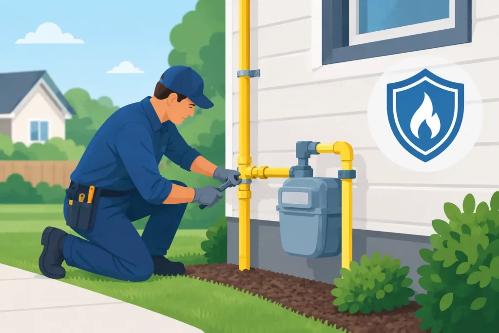 Gas Line Installation for Safer Properties