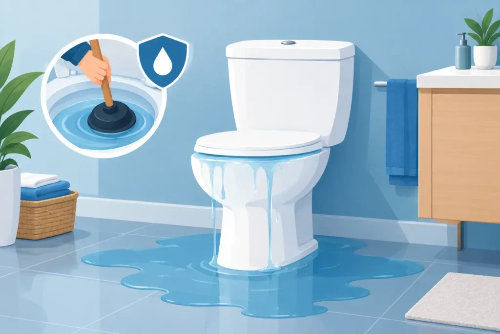 How to Stop Toilet Overflow Before Damage Spreads